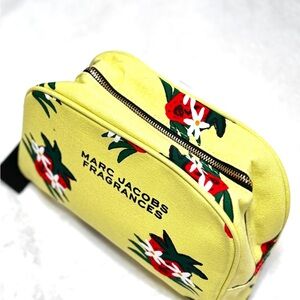 Marc Jacobs Yellow Floral Cosmetic Bag